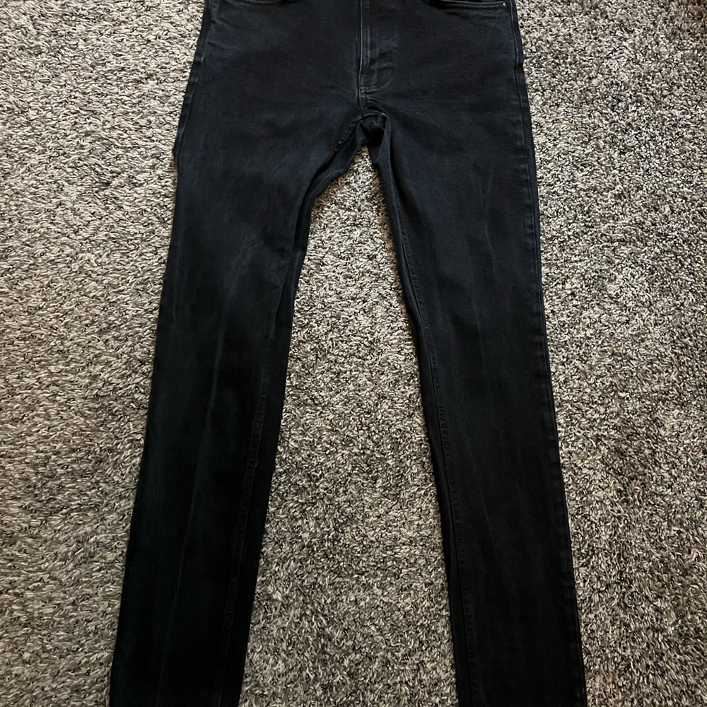 Men's Nudie Black Skinny Jeans